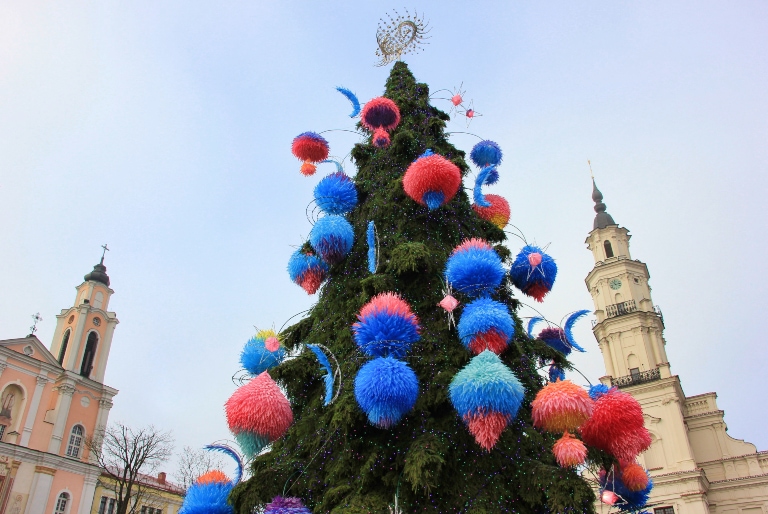 Jarmark świąteczny w Kownie