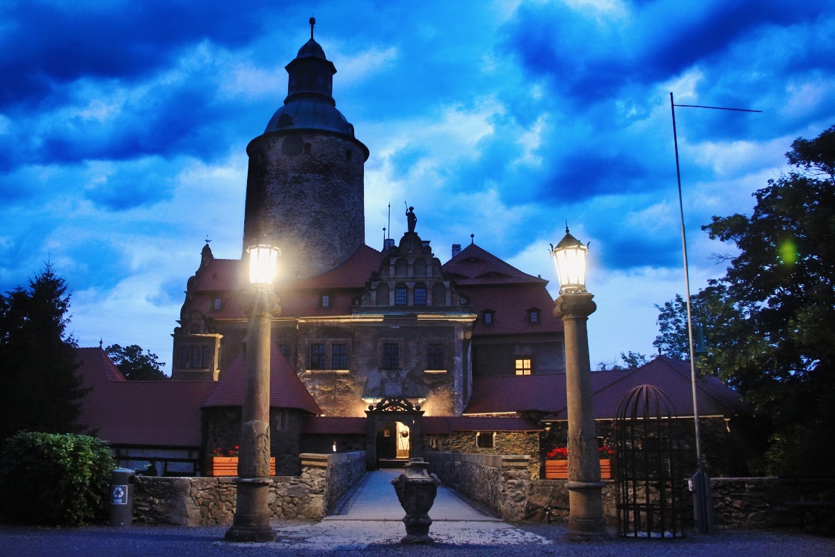 Zamek Czocha - zwiedzanie nocą