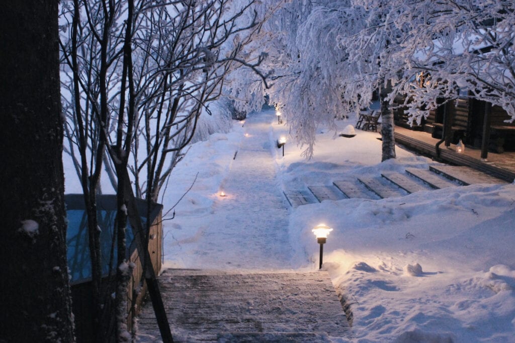 Ahtari - Finladia zimą